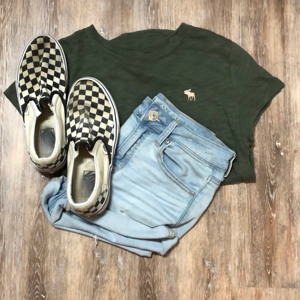 Kids green Abercrombie tee